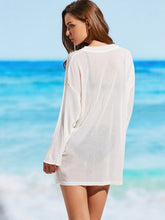 SHEER KNITTED COVER UP TOP
