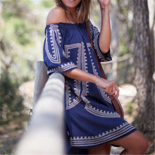 VINTAGE EMBROIDERED OFF SHOULDER COVER UP