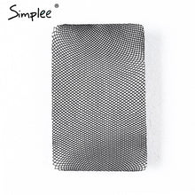 Simplee Hollow out sexy pantyhose female Mesh black women tights stocking slim fishnet stockings club party hosiery 2017
