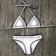 2017 New Sexy Bikinis Women Swimwear Push Up Swimsuit Halter Top Biquini Padded Bathing Suit Bandage Brazilian Bikini Set