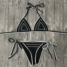 2017 New Sexy Bikinis Women Swimwear Push Up Swimsuit Halter Top Biquini Padded Bathing Suit Bandage Brazilian Bikini Set