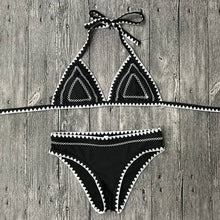 2017 New Sexy Bikinis Women Swimwear Push Up Swimsuit Halter Top Biquini Padded Bathing Suit Bandage Brazilian Bikini Set