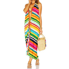 STRIPED LONG BEACH COVER UP
