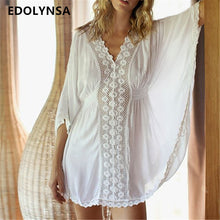 DEEP-V NECK KAFTAN COVER UP