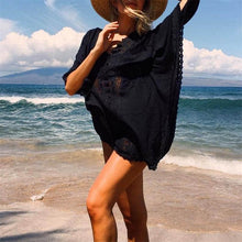 DEEP-V NECK KAFTAN COVER UP