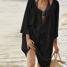 HOLLOW LACE COVER UP