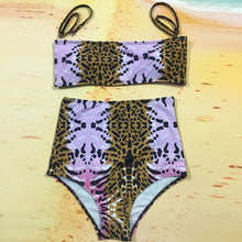 QIANG YI 2018 Summer Bandeau Sexy Bikini Set Push Up Swimwear Women Swimsuit Female Striped Bathing Suit Strapless Top Beach