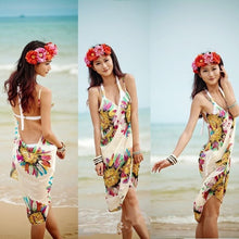WHITE CHIFFON BACKLESS COVER UP
